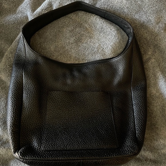 Michael Kors Black Pebbled Leather Shoulder Bag - Picture 2 of 3